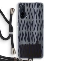 Marrakech Zigzag: OnePlus Nord CE 5G Transparant Hoesje met koord