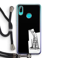 Musketon Painter: Huawei P Smart (2019) Transparant Hoesje met koord