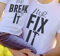Vaders en zonen tshirts Mr fix De t-shirt