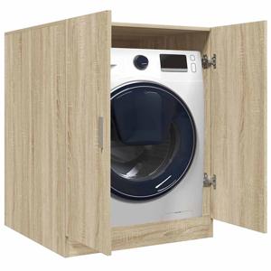 VidaXL Wasmachinekast 70,5x71,5x91,5 cm sonoma eikenkleurig