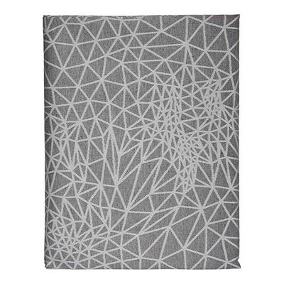 Tafelkleed Abstract Grijs Jacquard Wit (140 x 180 cm)