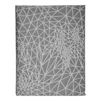 Tafelkleed Abstract Grijs Jacquard Wit (140 x 180 cm)