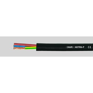 Helukabel 37044-1000 Rubberkabel H07RN-F 4 G 1 mm² Zwart 1000 m