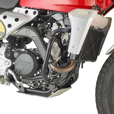 GIVI Valbeugel, Valbeugels voor de moto, TN9150 Zwart gepoedercoat staal onderzijde