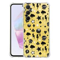 Samsung Galaxy A56 Hoesje - Punk Yellow TPU Antishock Samsung Galaxy A56 Hoesje - Punk Yellow TPU Antishock