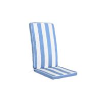 Stoelkussen DKD Home Decor Wit Hemelsblauw 42 x 4 x 115 cm