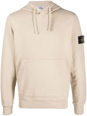 Stone Island hoodie à patch Compass - Tons neutres