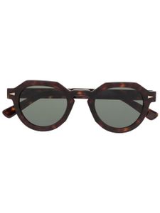 Ahlem lunettes de soleil à monture ronde - Marron