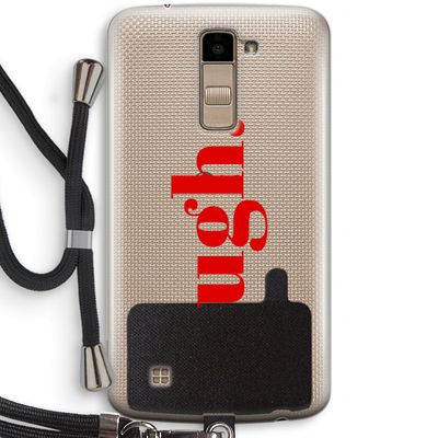 Ugh: LG K10 (2016) Transparant Hoesje met koord