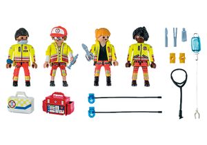 PLAYMOBIL City Life - Reddingsteam constructiespeelgoed 71244