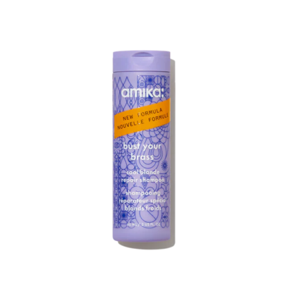 amika bust your brass cool blonde bond repair shampoo