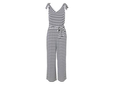 esmara Dames jumpsuit (Wit/donkerblauw, XS (32/34))
