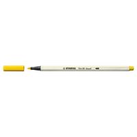 Stabilo pen 68 brush - viltstift - geel (44)