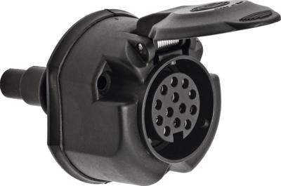 HELLA contactdoos sockets 13-pin black