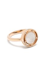 Damiani bague D.Side en or rose 18ct sertie de diamants - thumbnail