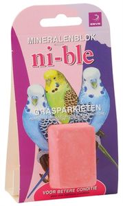 Esve Ni-ble mineralenblok grasparkiet roze