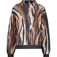Monari - Grijs | unisex | Trui | Grijs | 46 | regular | Kamst mode