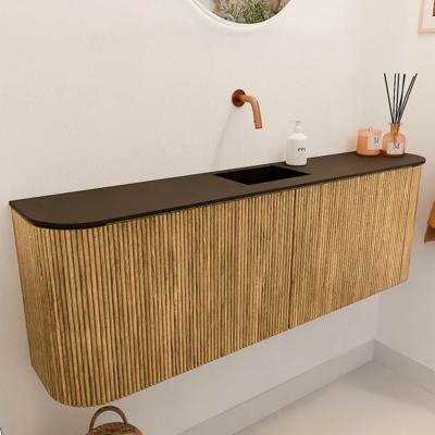 Toiletmeubel Mondiaz Joya | 123.2 cm | Meubelkleur Oak | Faye wastafel Urban Midden | Zonder kraangat(en) Toiletmeubel Mondiaz Joya | 123.2 cm | Meubelkleur Oak | Faye wastafel Urban Midden | Zonder kraangat(en)