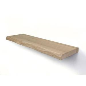 WOODBROTHERS zwevende wandplank eiken boomstam 60 x 20 cm