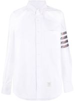 Thom Browne chemise à détails rayés - Blanc