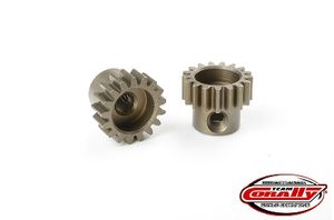 Team Corally - Mod 0.6 Pinion - Short - Hardened Steel - 18T - 3.17mm as