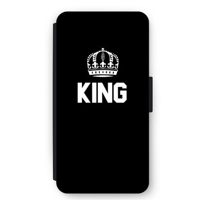 King zwart: iPhone 11 Flip Hoesje