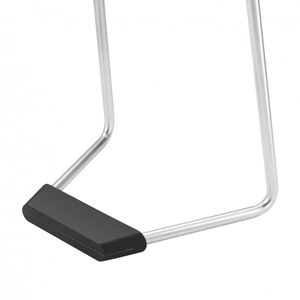 Hailo MSS DESIGN XXXL 9120300 Afvalzakhouder 120 l Staal (Ø x h) 355 mm x 990 mm Zilver, Zwart 1 stuk(s)