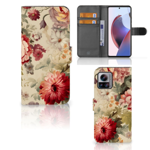 Hoesje voor Motorola Edge 30 Ultra Bloemen