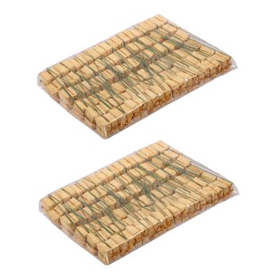 Decoratie cadeautjes - prikkers - 120x st - goud - 2,5 cm - glitter - mini cadeaus