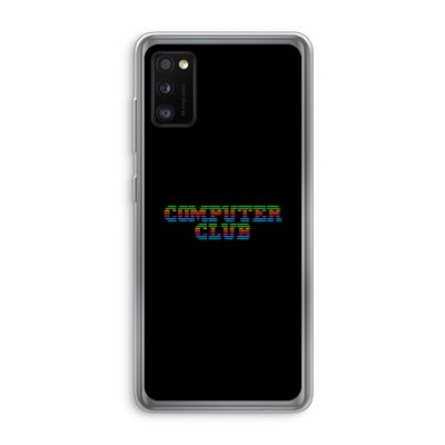 Retro: Samsung Galaxy A41 Transparant Hoesje