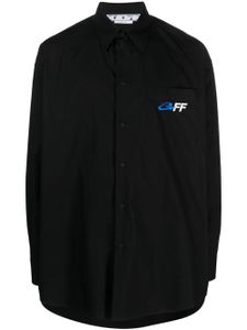 Off-White Exact Opp-print long-sleeve shirt - Noir