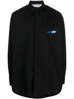 Off-White Exact Opp-print long-sleeve shirt - Noir - thumbnail