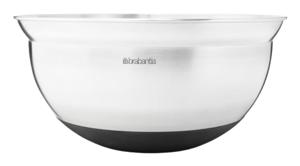 Brabantia beslagkom met antislip bodem - 3 l - Matt Steel/Black