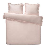2e Halve Prijs Leen Bakker - Royal Dekbedovertrek Cato Effen - 240x200/220 Cm - Katoen - Roze