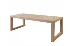 Mason low dining tafel 300x110x69 cm teak - Max&Luuk