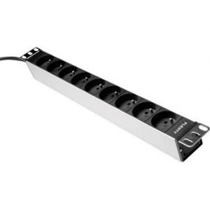 Plenty PLA 416-9PA 9AC-uitgang(en) Zwart, Zilver energiedistributie