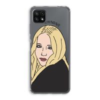 Mary Kate: Samsung Galaxy A22 5G Transparant Hoesje