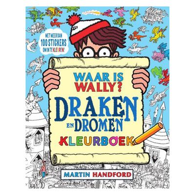 WPG Uitgevers Waar is wally? draken en dromen kleurboek