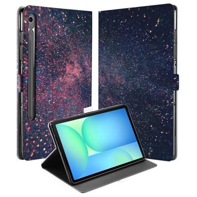 Samsung Galaxy Tab S10 FE | Tab S9 FE Tablet Hoesje Stars met Standaard Samsung Galaxy Tab S10 FE | Tab S9 FE Tablet Hoesje Stars met Standaard