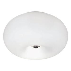 EGLO Optica - Plafondlamp - Ø280mm. - Nikkel-Mat - Wit