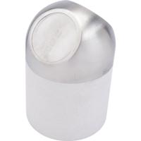 Excellent Houseware aanrecht Mini prullenbakje met klepdeksel - wit - 1.3L - 17 cm - rvs Excellent Houseware aanrecht Mini prullenbakje met klepdeksel - wit - 1.3L - 17 cm - rvs