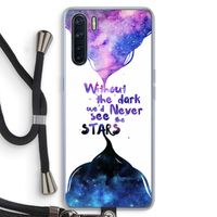 Stars quote: Oppo A91 Transparant Hoesje met koord