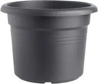 Elho green basics cilinder bloempot 55 cm living black Elho green basics cilinder bloempot 55 cm living black