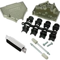 MH Connectors MHDTZK25HD44MS-K D-sub male connectorset 180 ° Aantal polen: 25 Soldeerkelk 1 stuk(s)