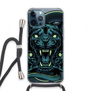 Cougar and Vipers: iPhone 13 Pro Max Transparant Hoesje met koord