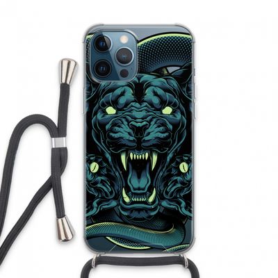 Cougar and Vipers: iPhone 13 Pro Max Transparant Hoesje met koord