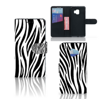 Samsung Galaxy J2 Core Telefoonhoesje met Pasjes Zebra - thumbnail