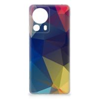 Xiaomi 13 Lite | TPU Hoesje | Polygon Dark