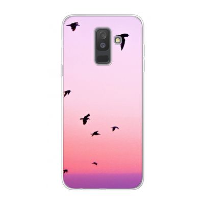 Fly away: Samsung Galaxy A6 Plus (2018) Transparant Hoesje
