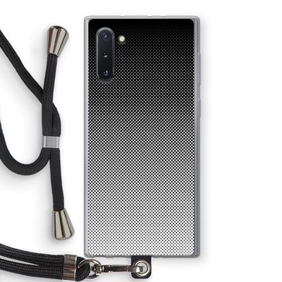 Musketon Halftone: Samsung Galaxy Note 10 Transparant Hoesje met koord